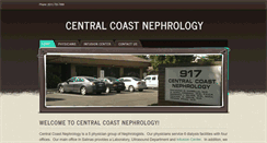 Desktop Screenshot of centralcoastnephrology.com